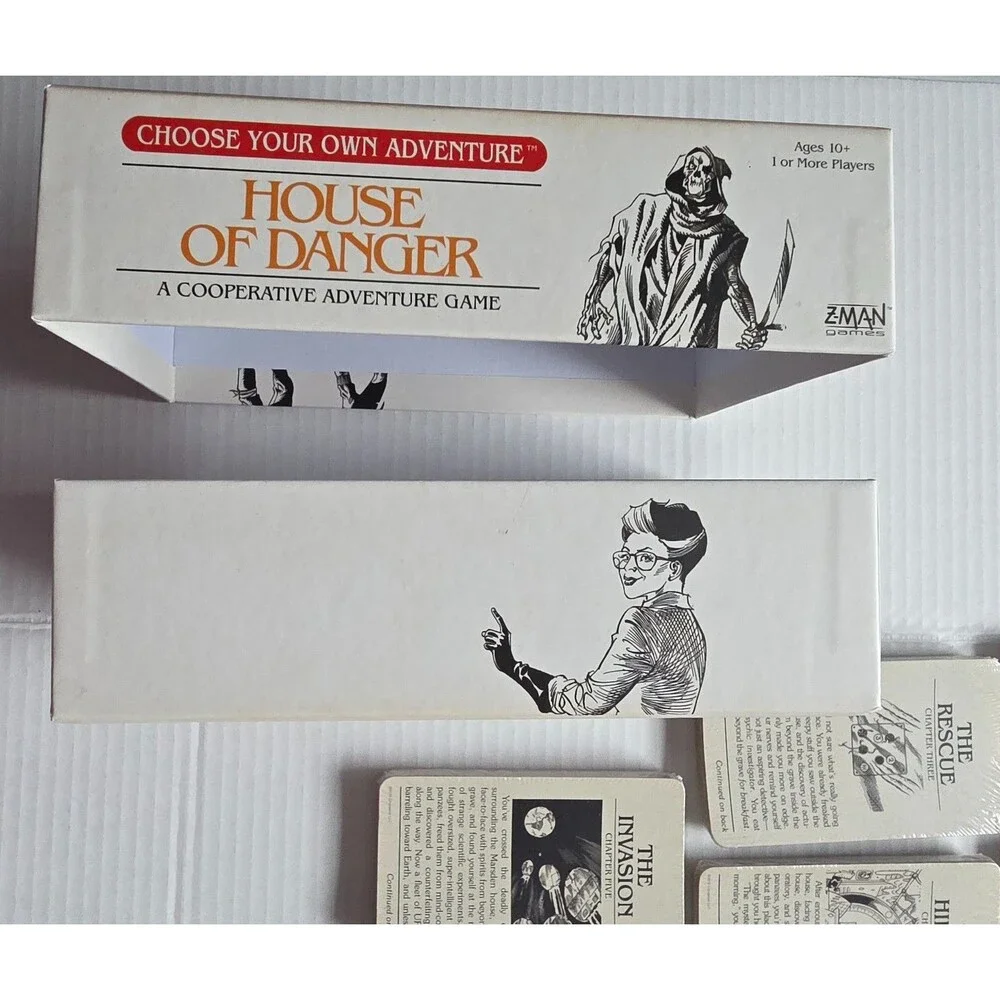 Choose Your Own Adventure House of Danger Board Game 2018 Z-Man Complete